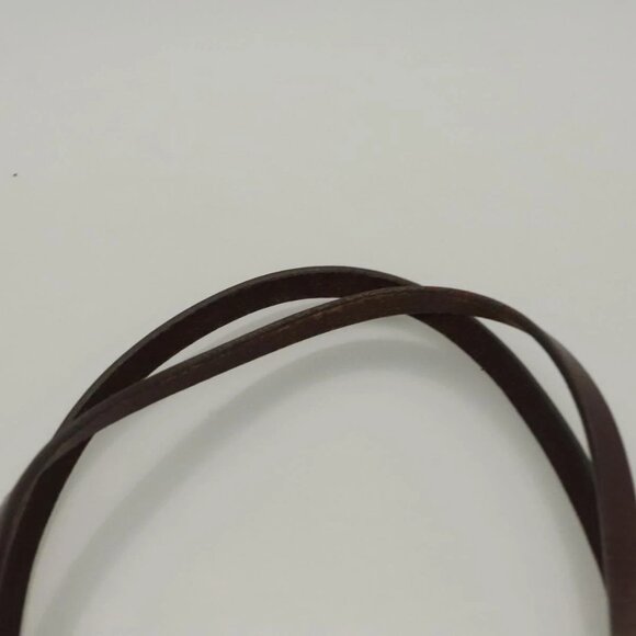 FENDI Zucca Canvas Hand Bag Brown Black Auth ep8370 - Picture 9 of 16